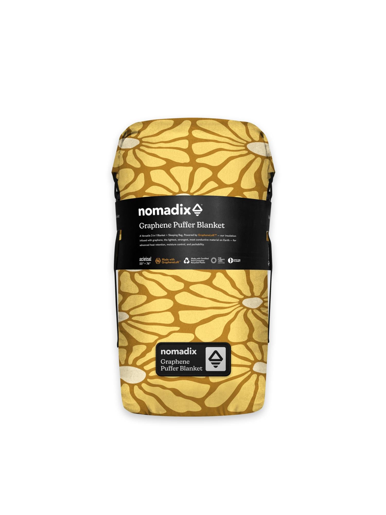 Graphene Puffer Blanket: Lazy Daisy Gold