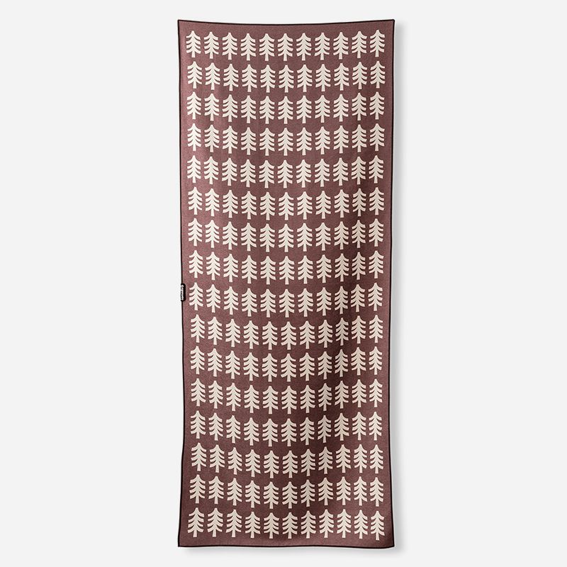 Serviette Originale: Fresh Pines Burgundy Beige