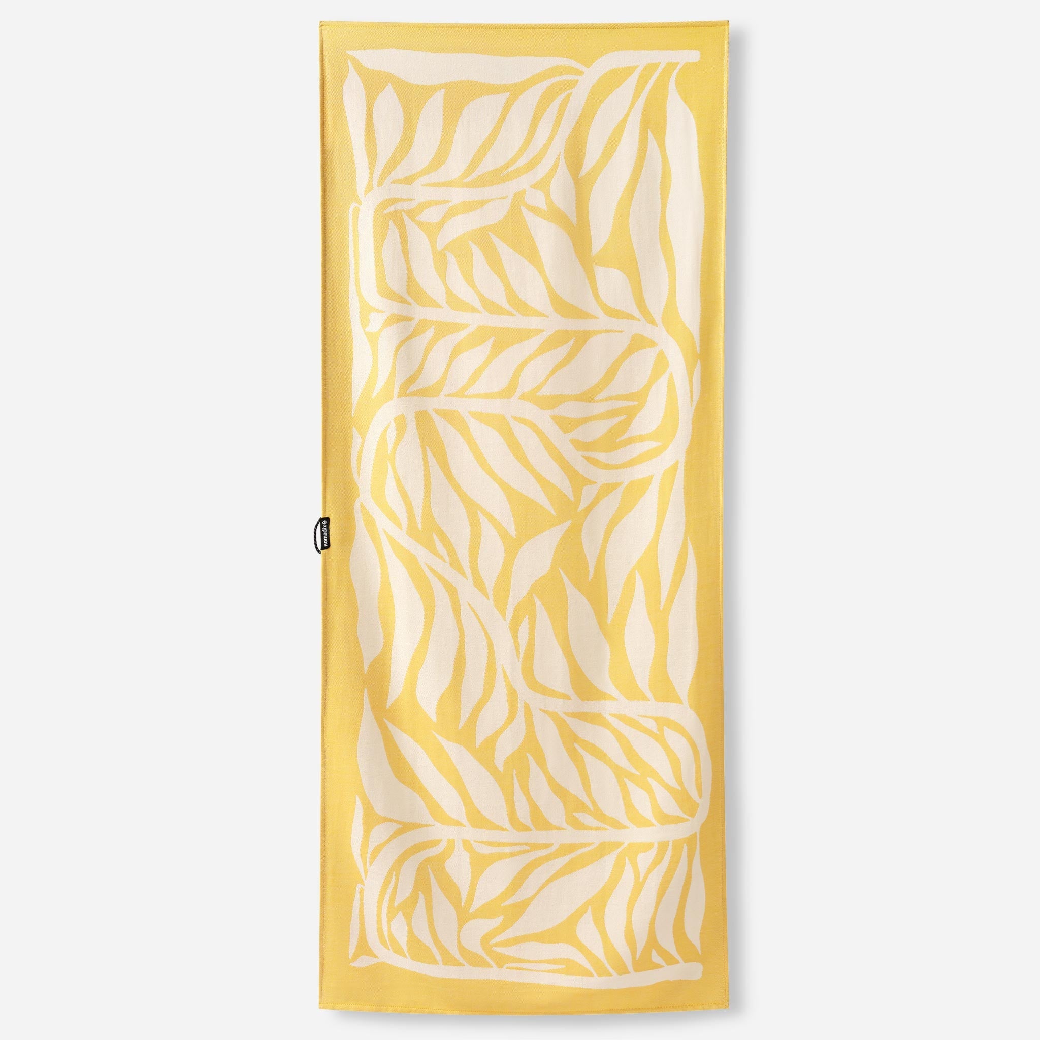 Organic Travel Towel: Jungle Vine Amber Sun