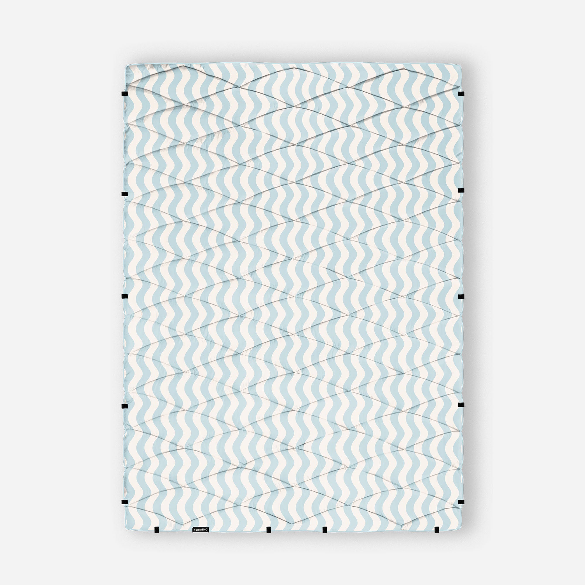Puffer Blanket: Calm Seas Pale Blue Sky
