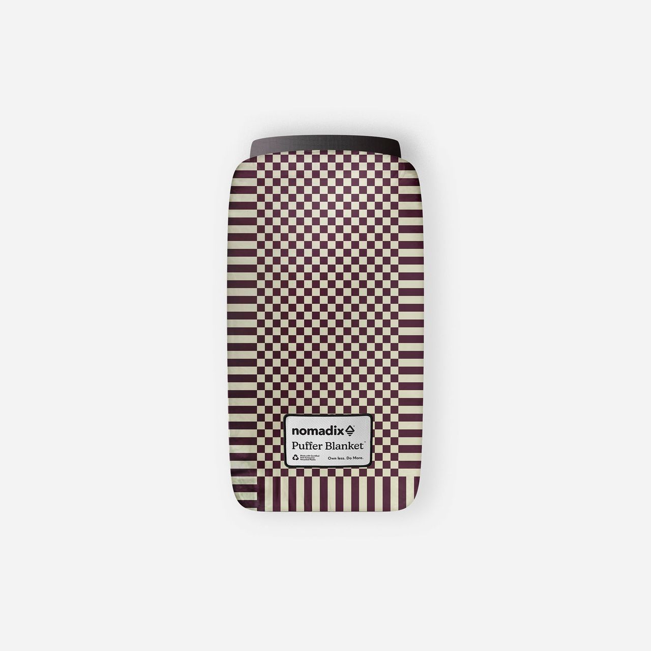 Couverture rembourrée: Checked Out Burgundy
