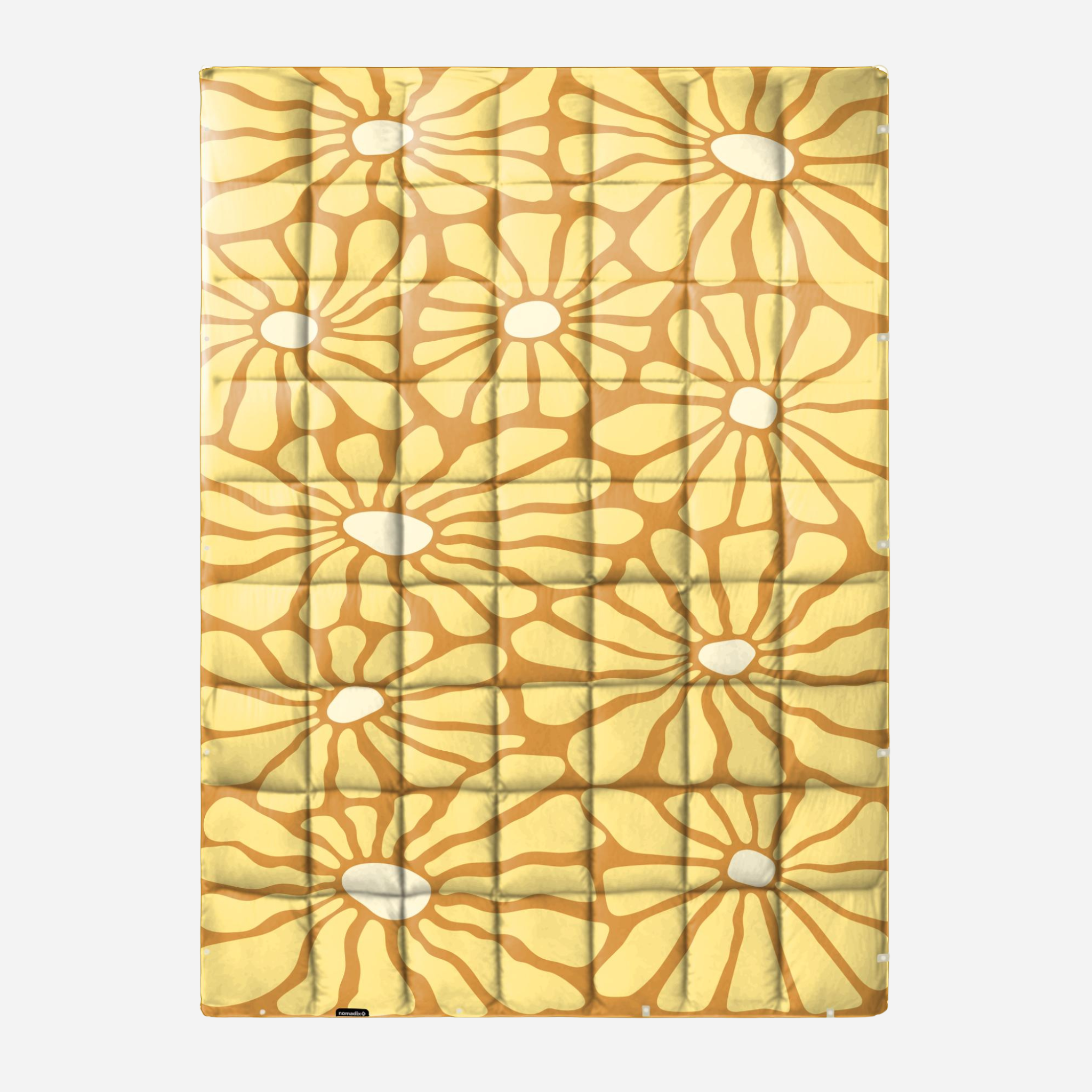 Graphene Puffer Blanket: Lazy Daisy Gold