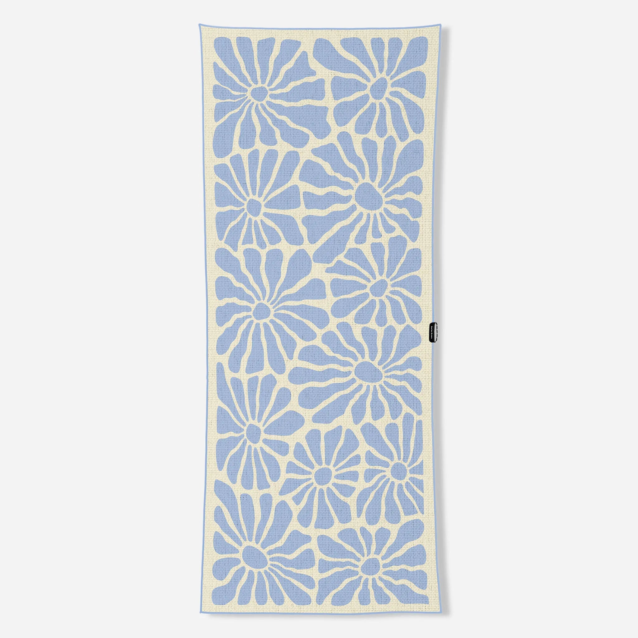 Serviette de voyage biologique : Lazy Daisy Coastal Blue