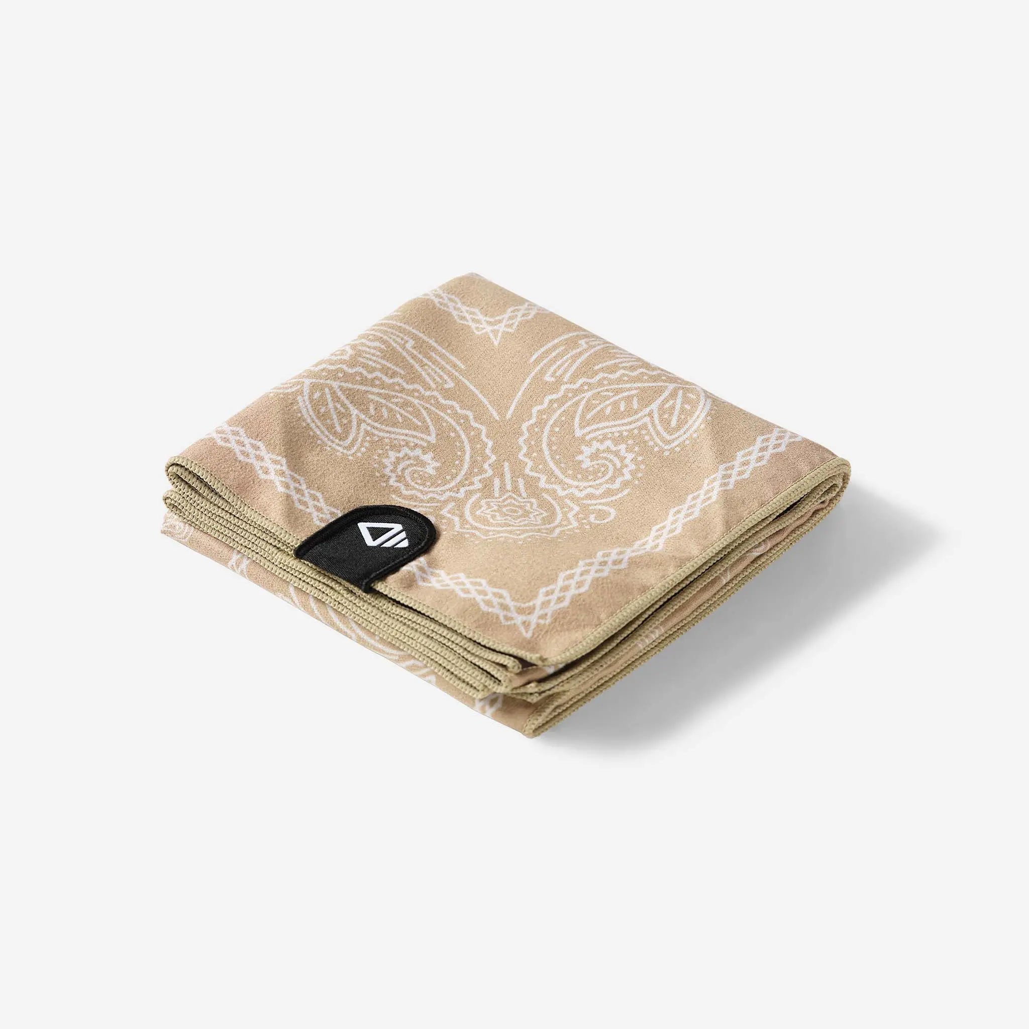 Bandana Towel: Paisley Tan