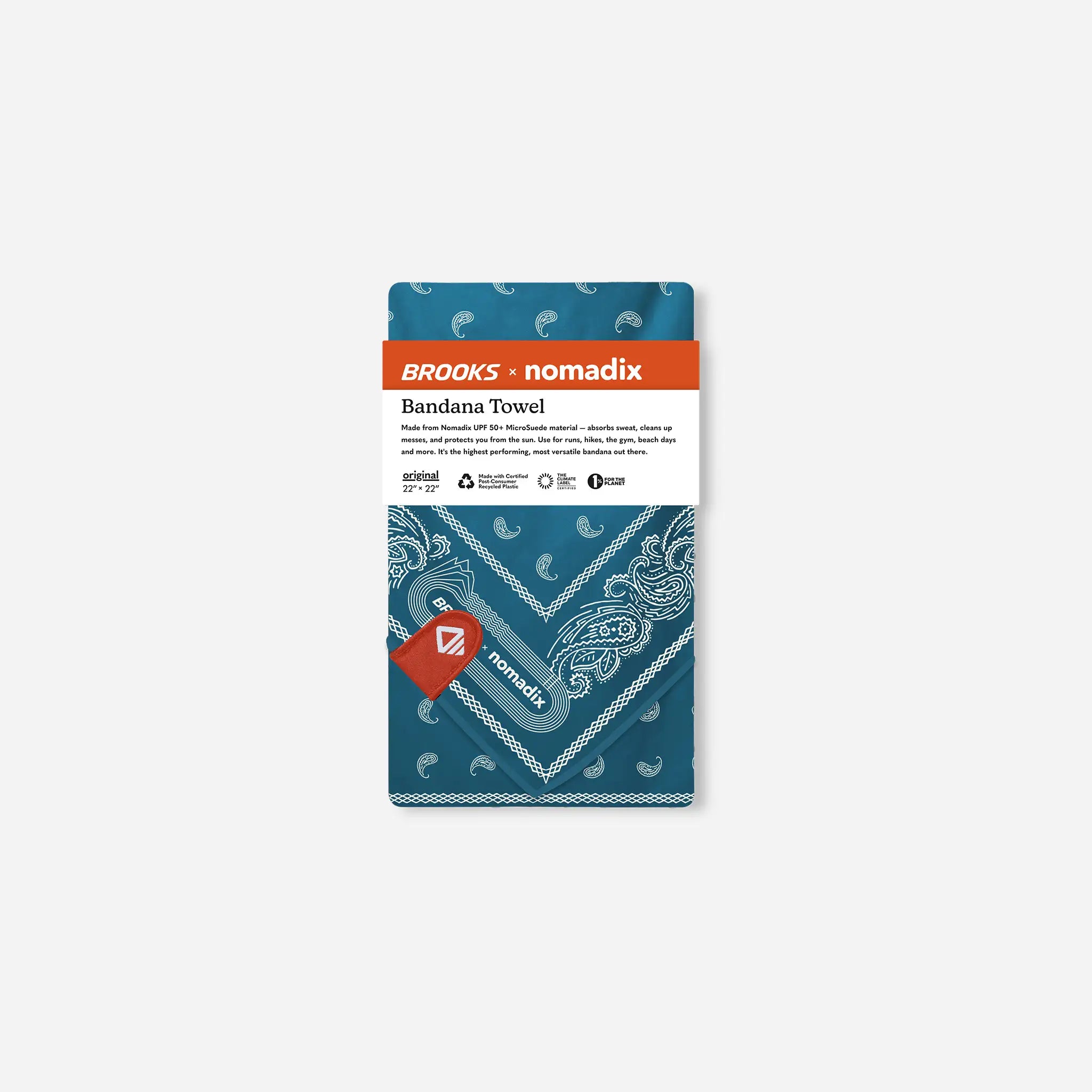 Serviette Bandana: Paisley Teal Ocean