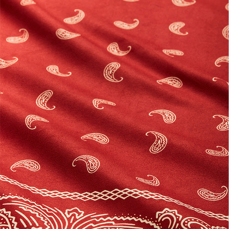 Serviette Bandana: Paisley Red