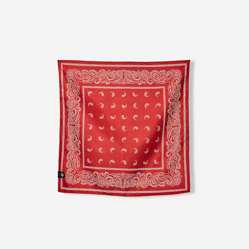 Serviette Bandana: Paisley Red