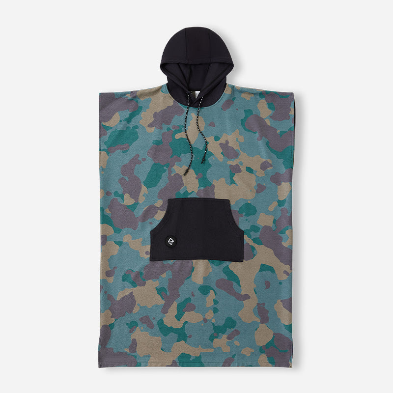 Poncho de changement: Camo Green 