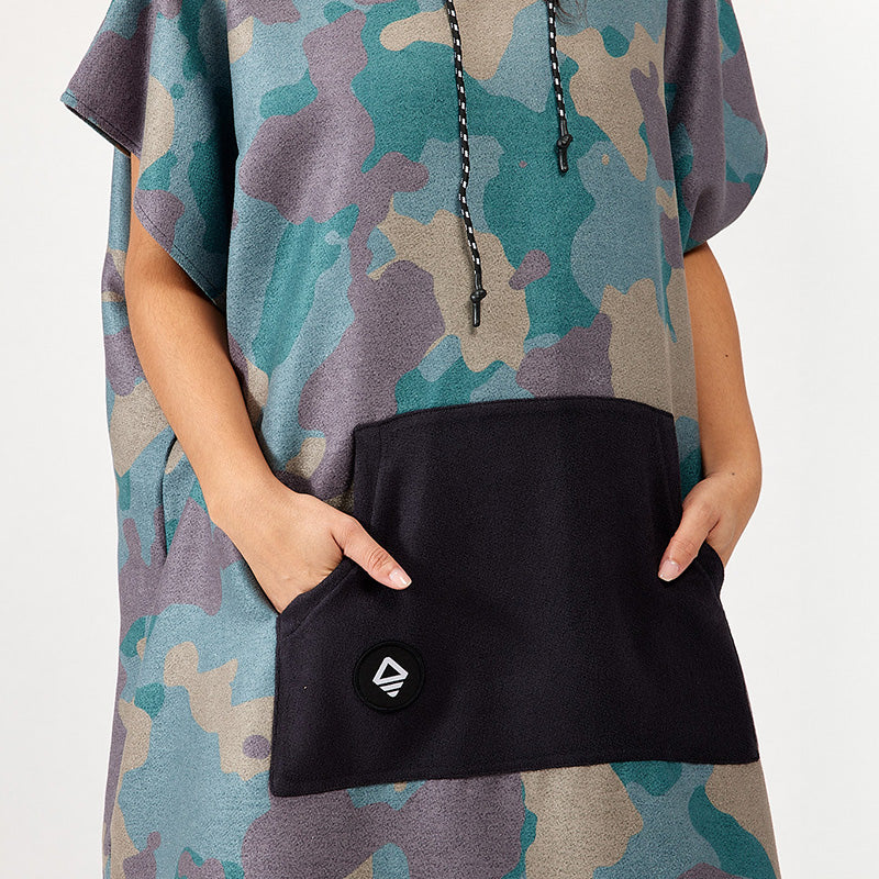 Poncho de changement: Camo Green 