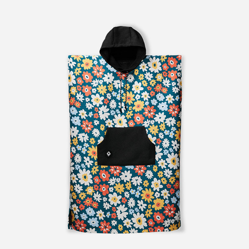 Poncho de changement: Spring Flowers