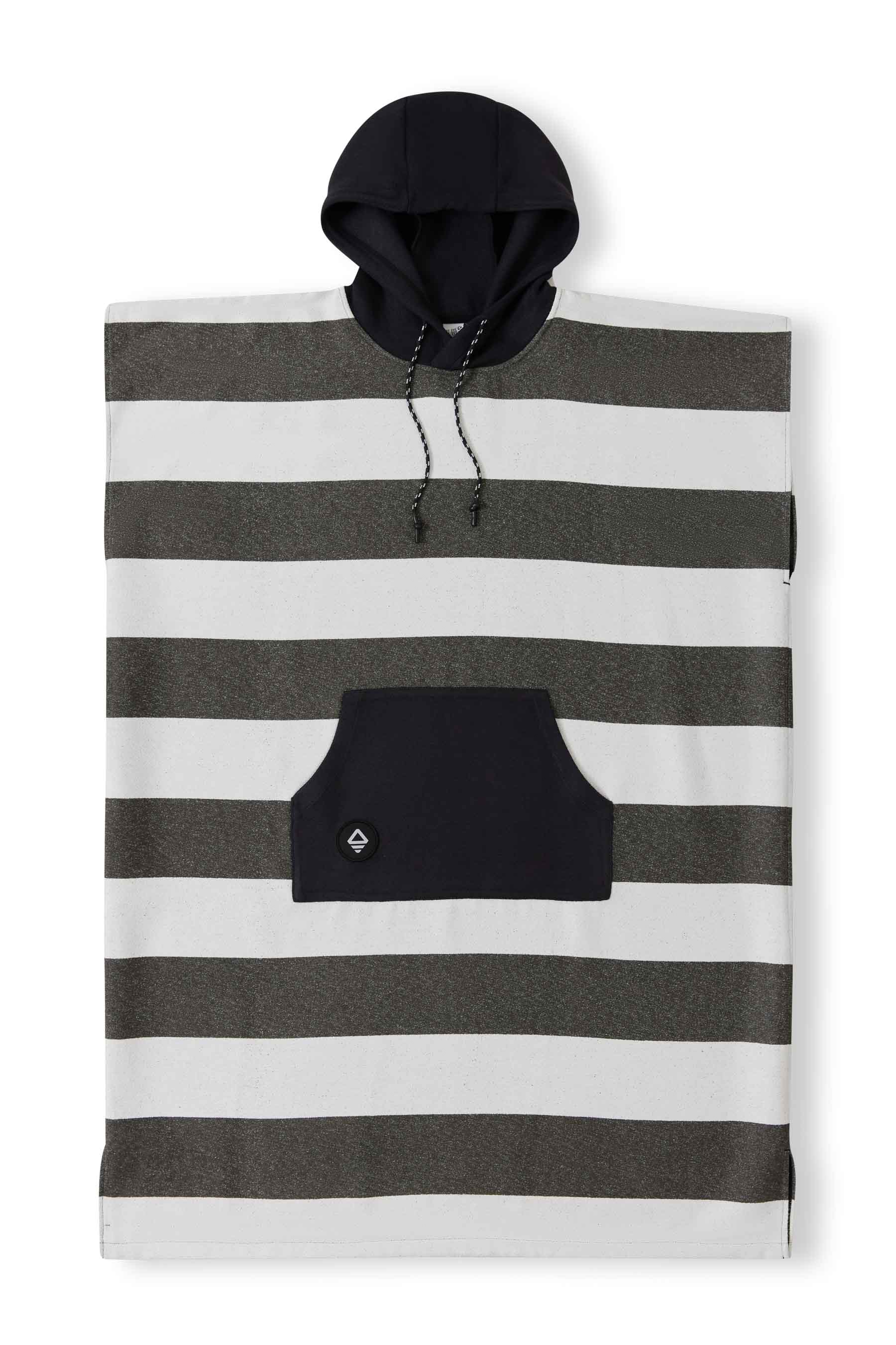 Changing Poncho: Stripes Noll Black