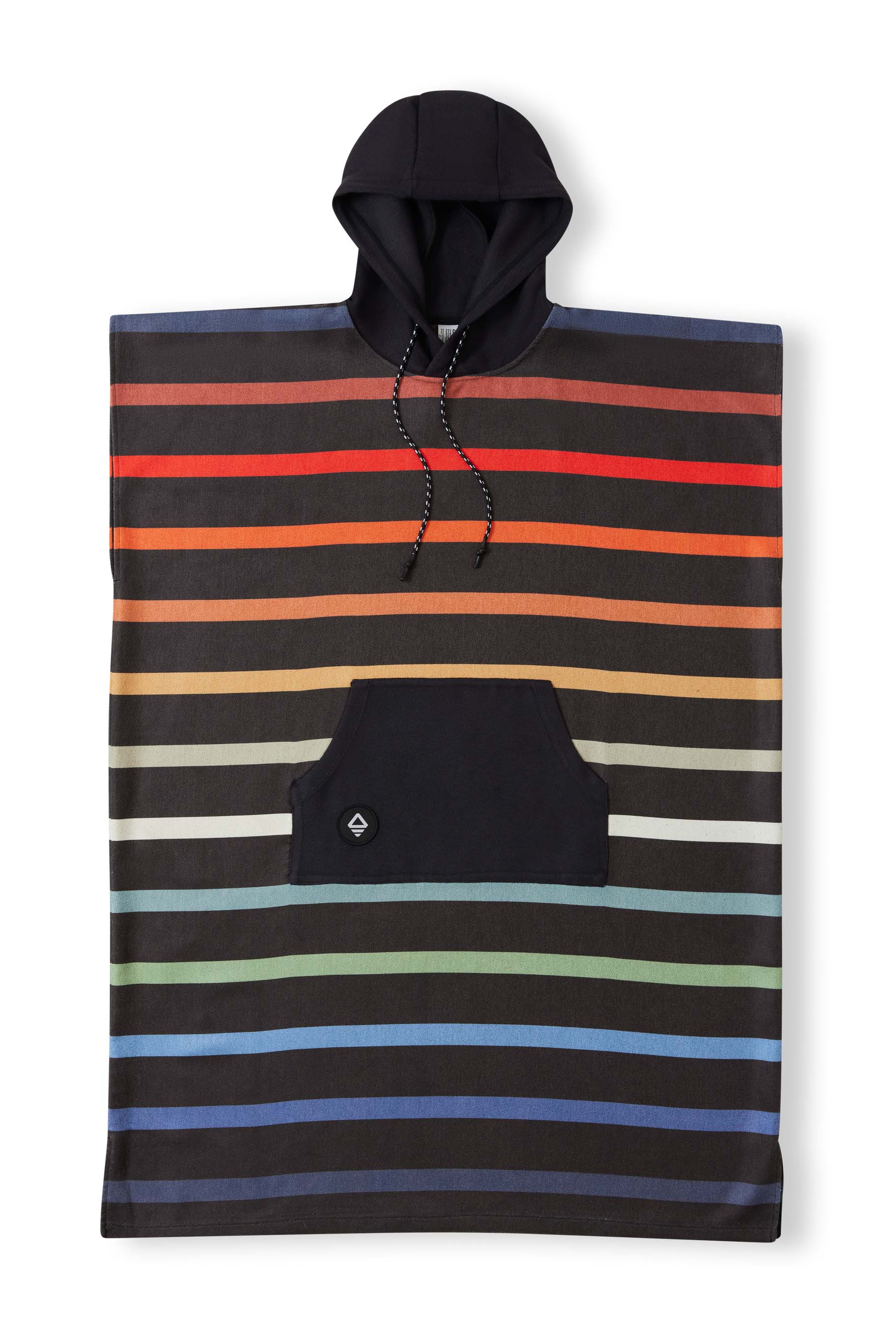 Poncho de changement: Pinstripes Multi