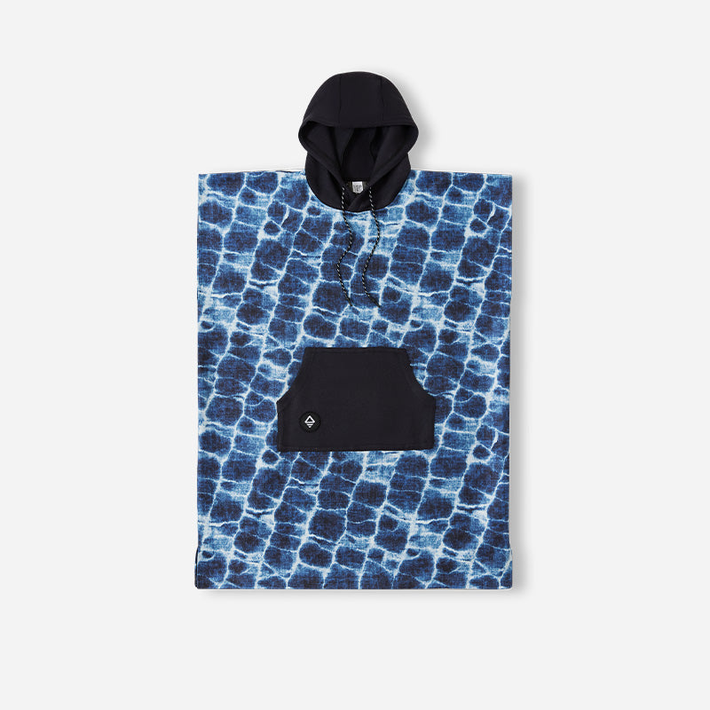 Poncho de changement: Agua Blue