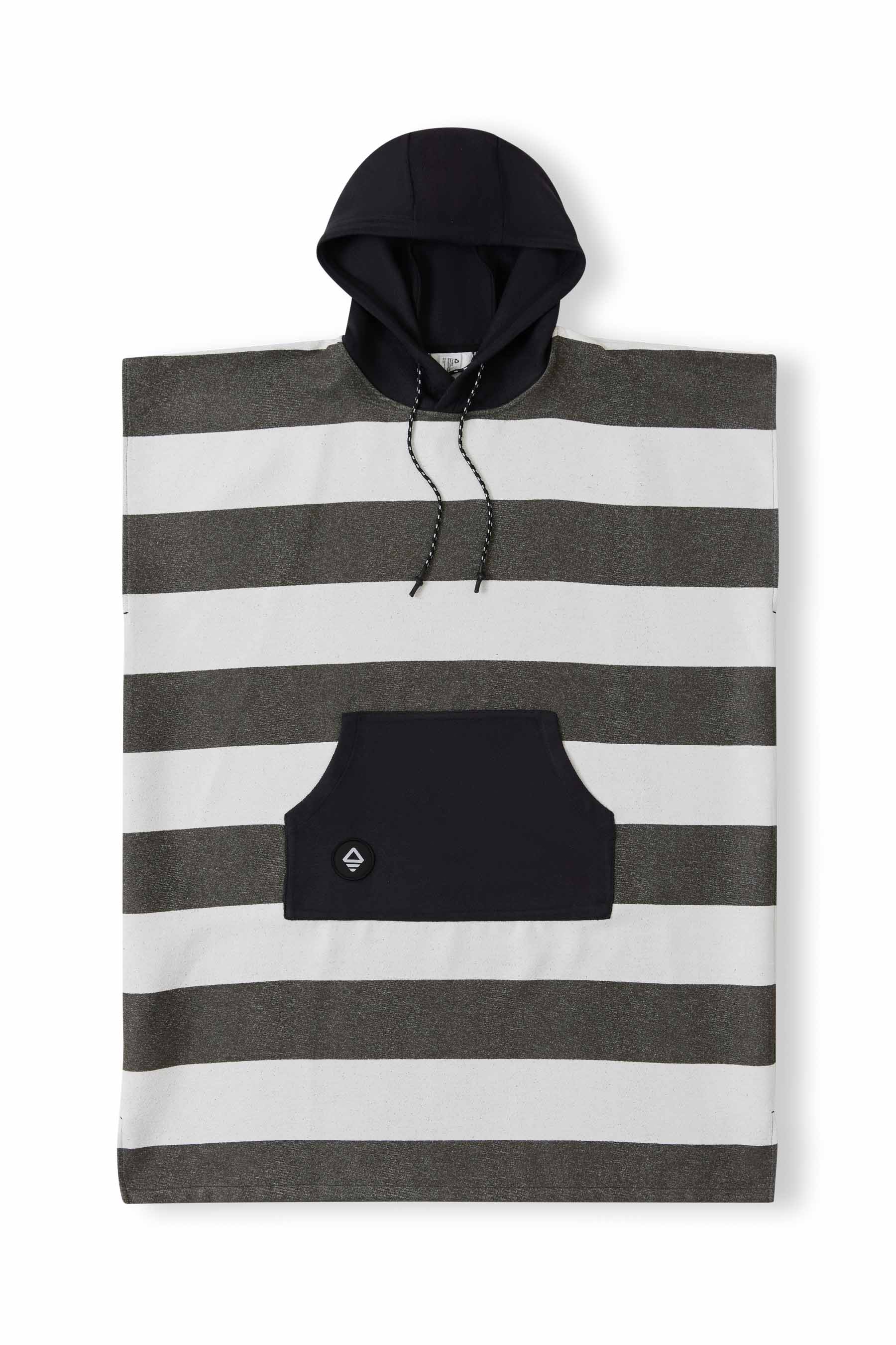 Changing Poncho: Stripes Noll Black