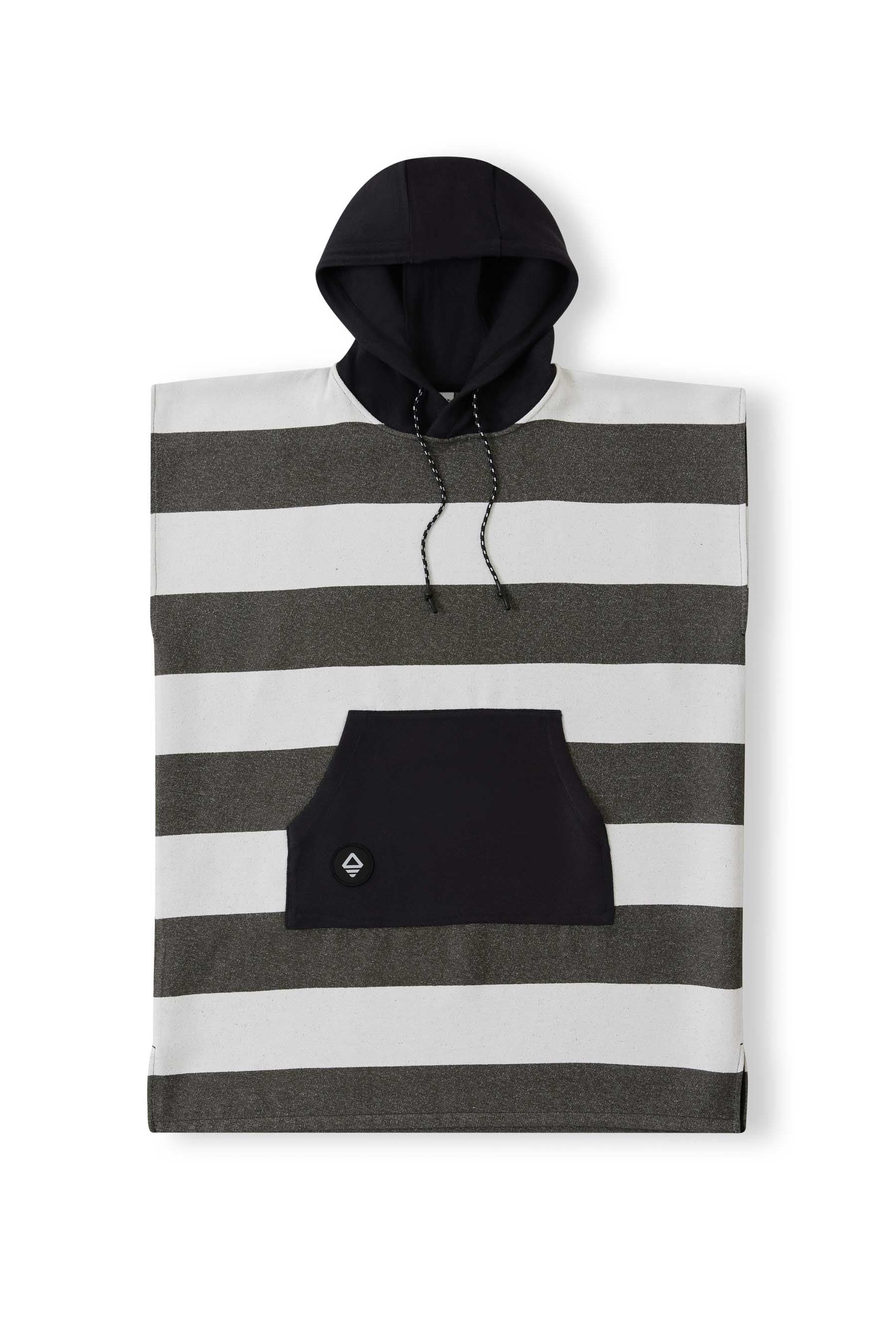 Changing Poncho: Stripes Noll Black