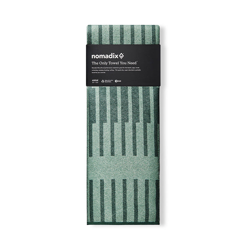 Original Towel: Modern Stripe Green