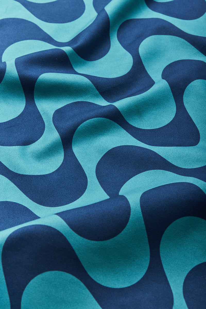 Serviette Bandana: Copacabana Navy Teal