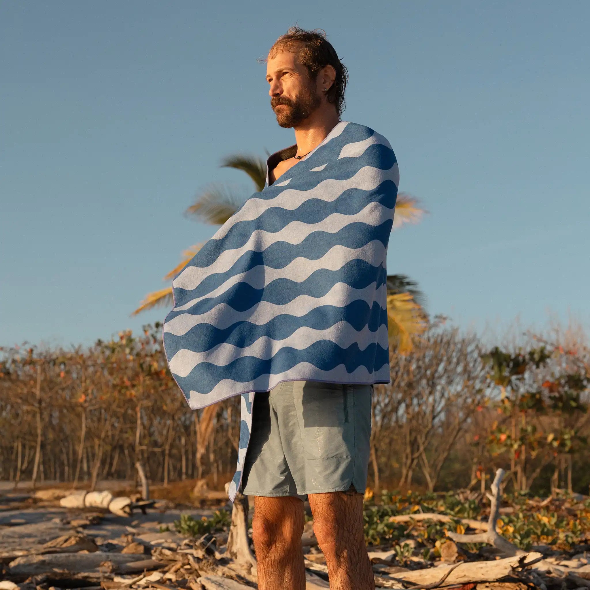 Original Towel: Slack Tide Coastal Blue