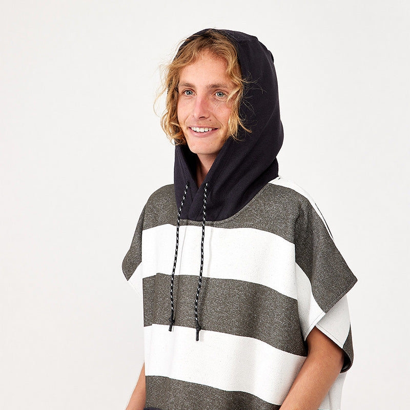 Poncho de changement: Stripes Noll Black