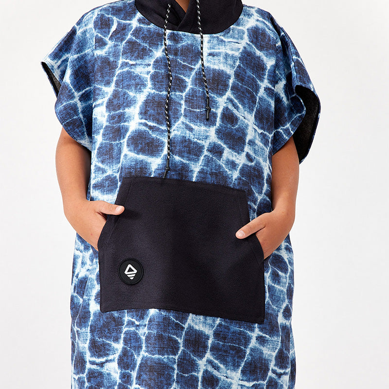 Poncho de changement: Agua Blue