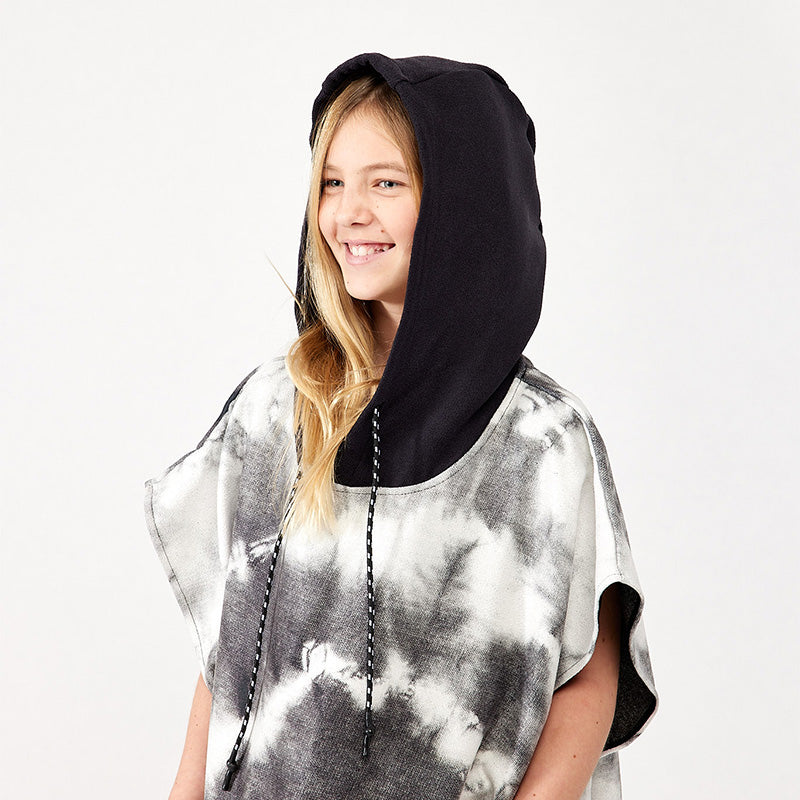 Poncho de changement: Tie Dye 