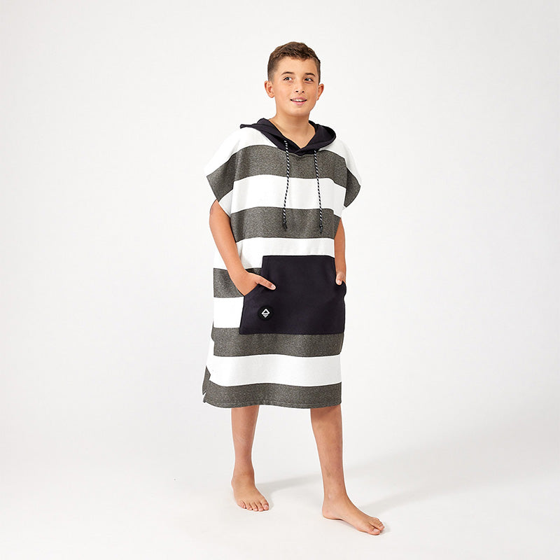 Poncho de changement: Stripes Noll Black