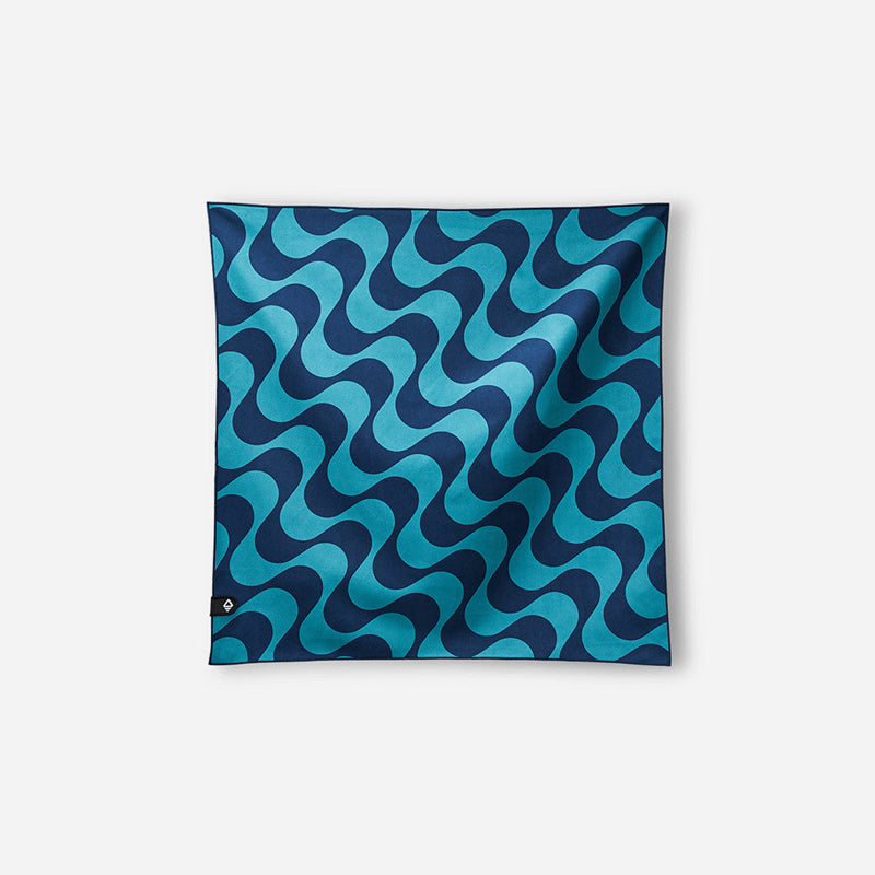 Serviette Bandana: Copacabana Navy Teal