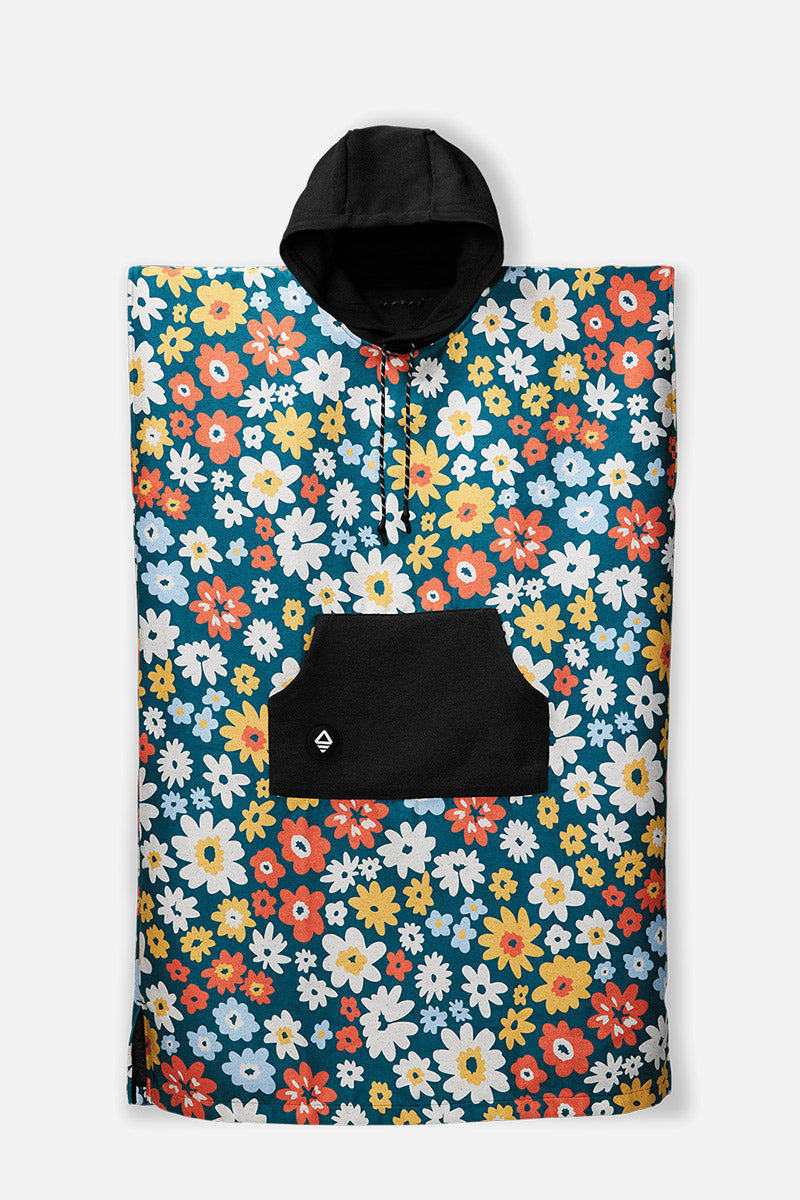 Changing Poncho: Spring Flowers M/L