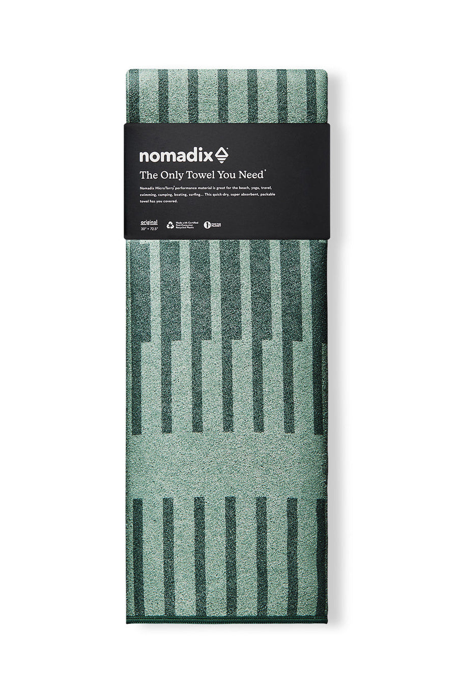 Original Towel: Modern Stripe Green